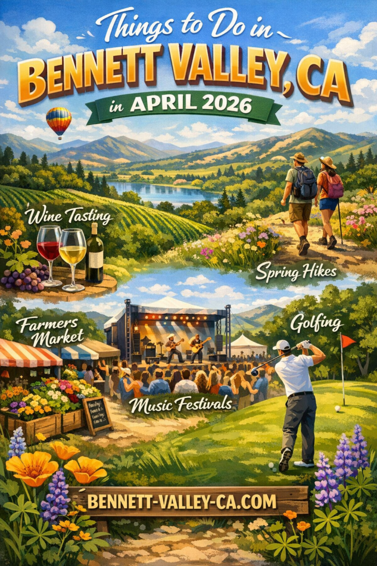 Read more about the article Events and things to do in April 2026 in Bennett Valley California