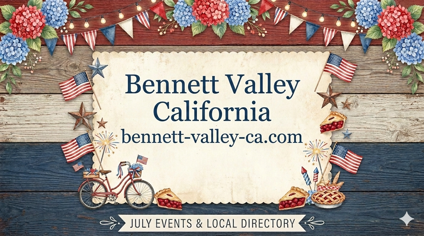 You are currently viewing Events and things to do in July 2026 in Bennett Valley California