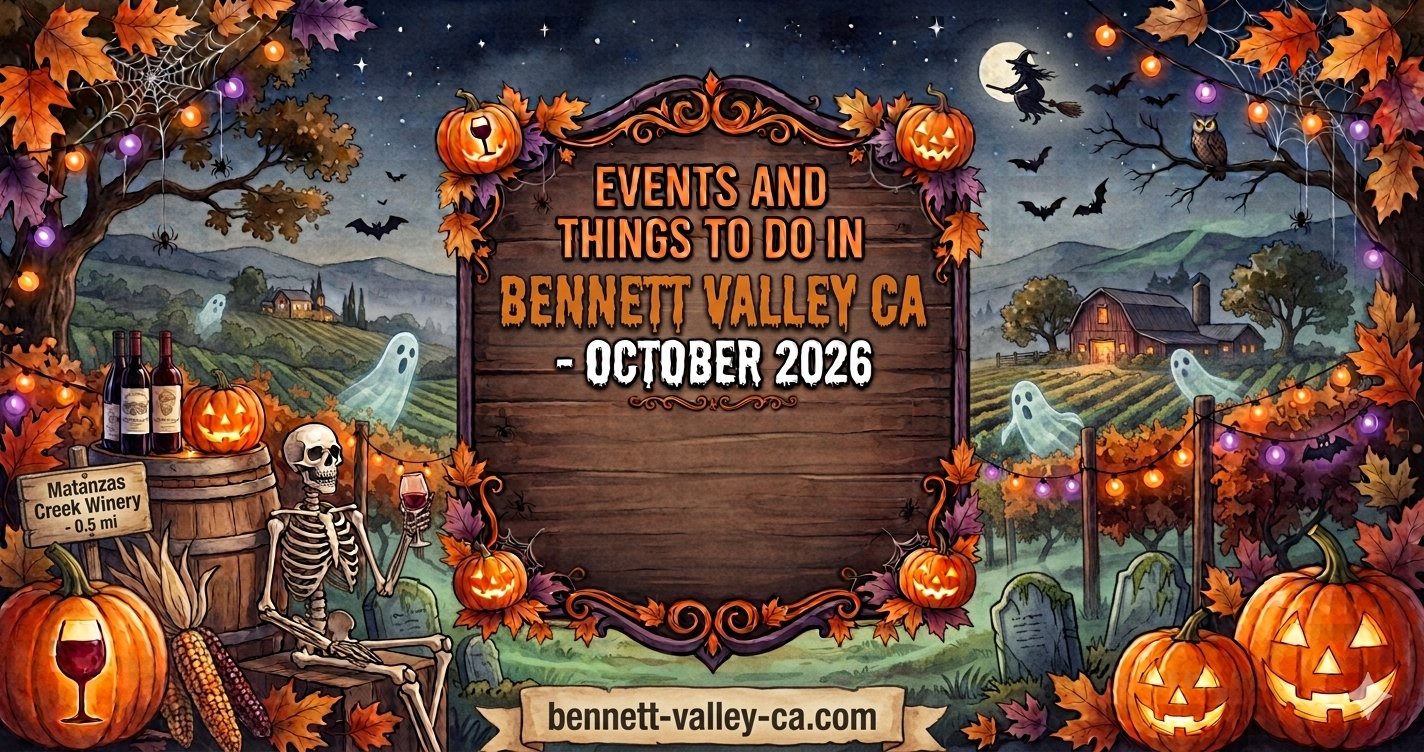 You are currently viewing Events and things to do in October 2026 in Bennett Valley California